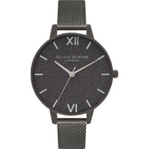 Olivia Burton Black Stainless Steel Dress Watch